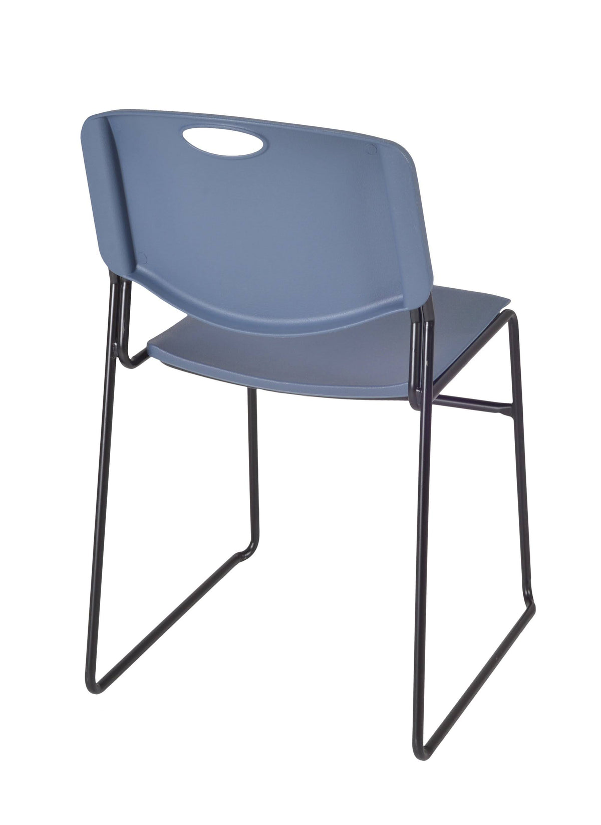 48x22 Round Breakroom Table with 4 Stack Chairs X345834