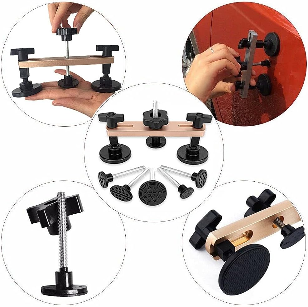 52PCS Car Dent Repair Kit with Rubber Hammer Tap Down Tool S607