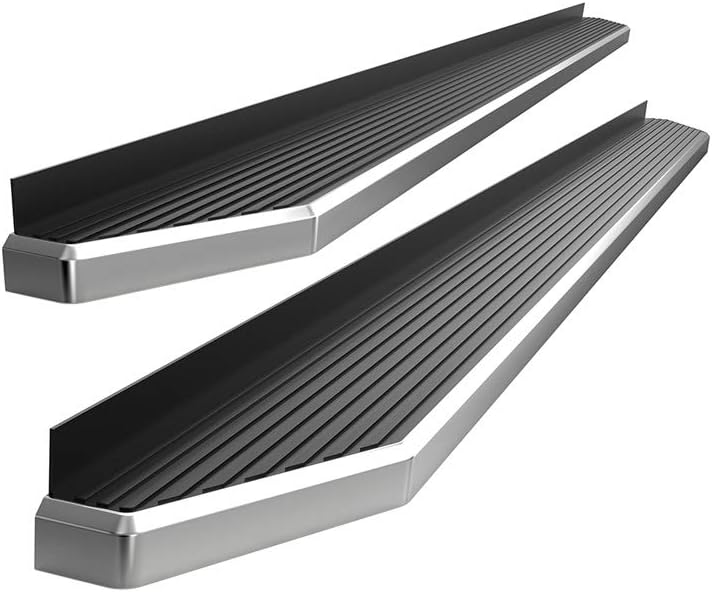 Black Powder Coated Running Boards Q31574
