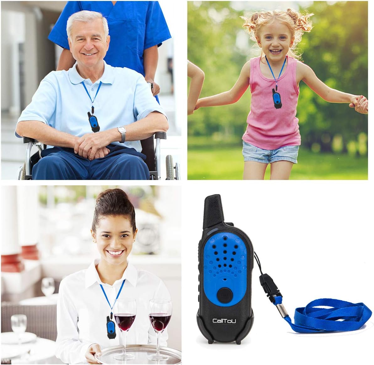 2 Way Radio Intercom System Mini Walkie Talkies B385