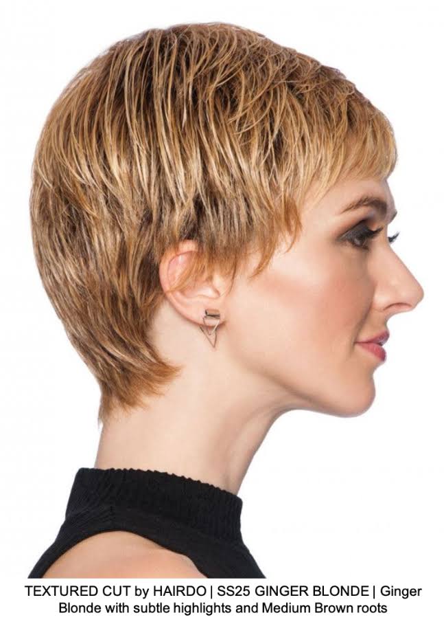 Textured Cut HF Synthetic Wig L374