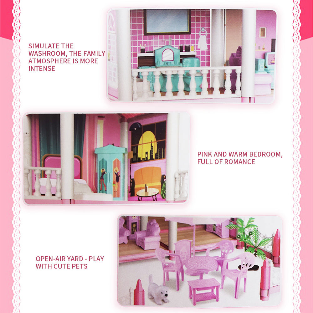 Pink Princess Castle Toy House J75655