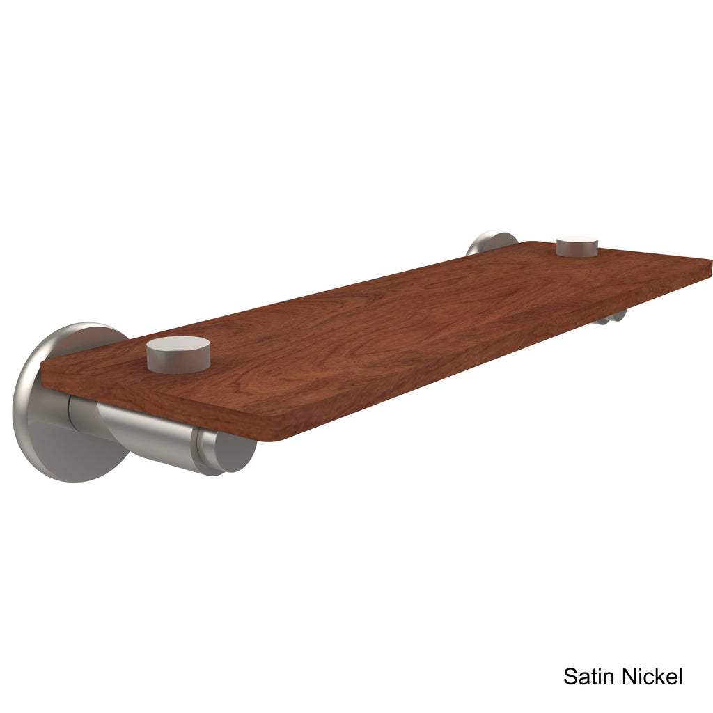 Matte Black Solid Ironwood Shelf V37906