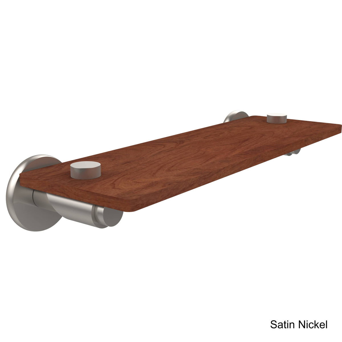 Matte Black Solid Ironwood Shelf V37906