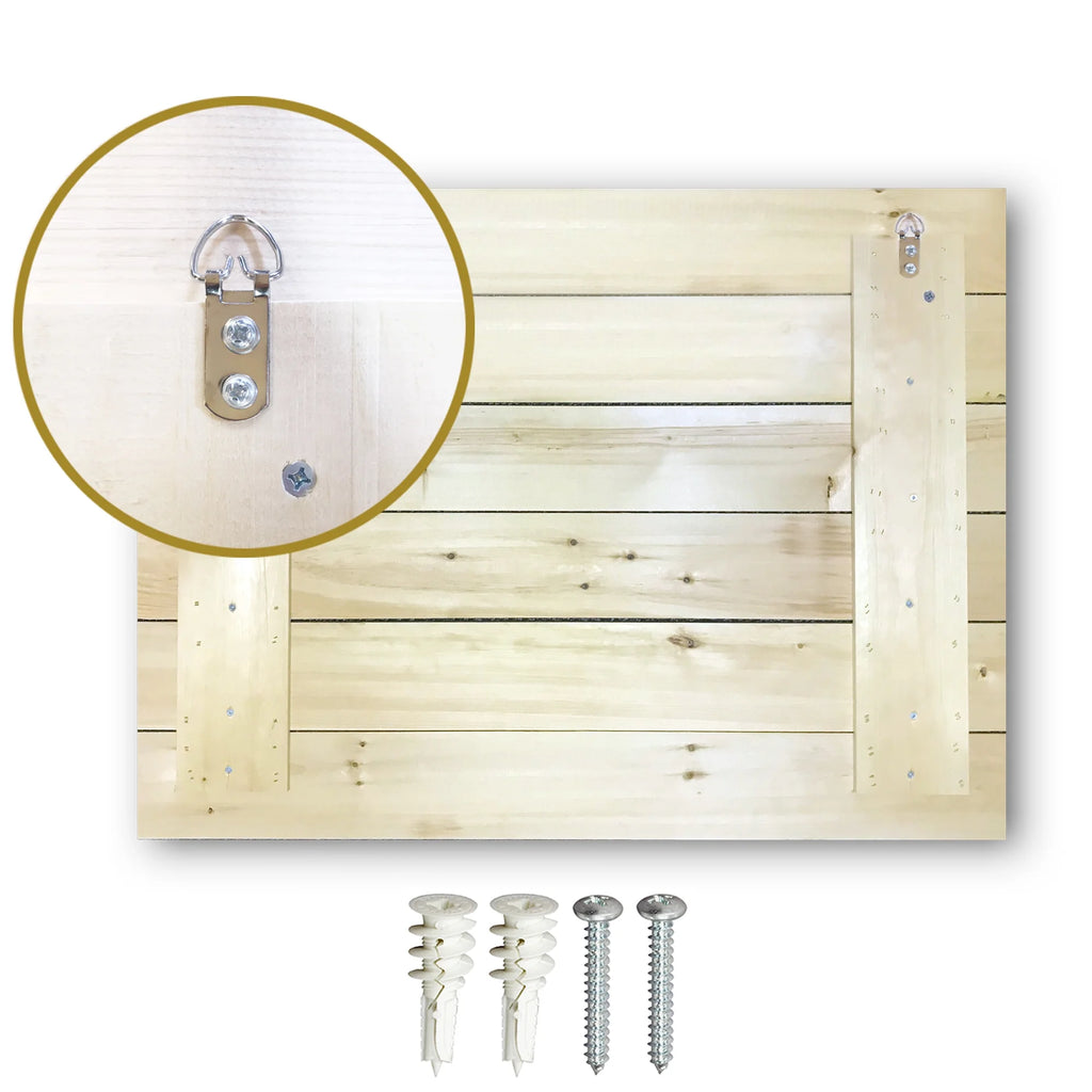 Natural Pine Wood Architecture Print E710