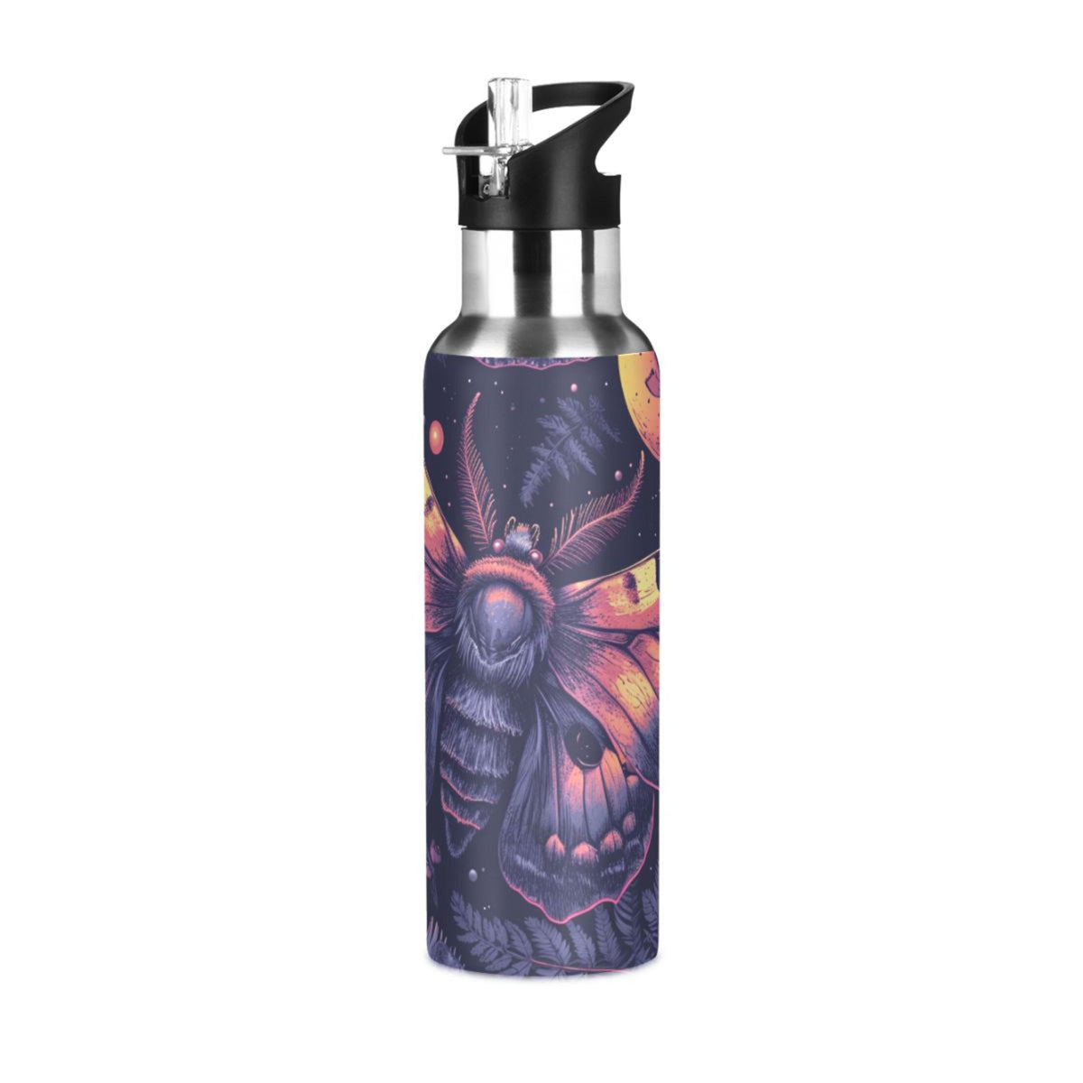 Insulated Stainless Steel Water Bottle with Straw Lid, 20 oz J10837