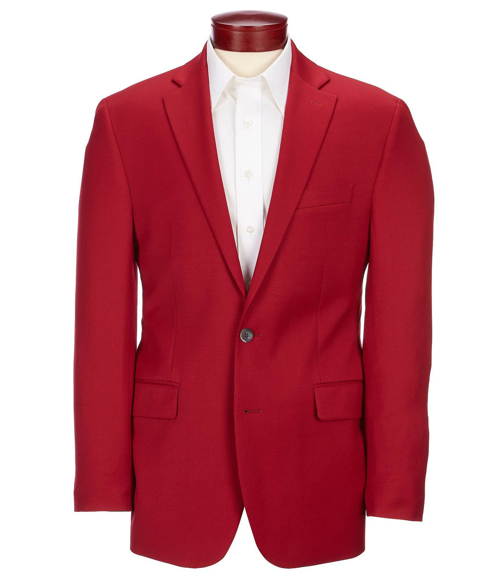 Classic Fit Solid Wool Blend Sportcoat - 50 Long L84638