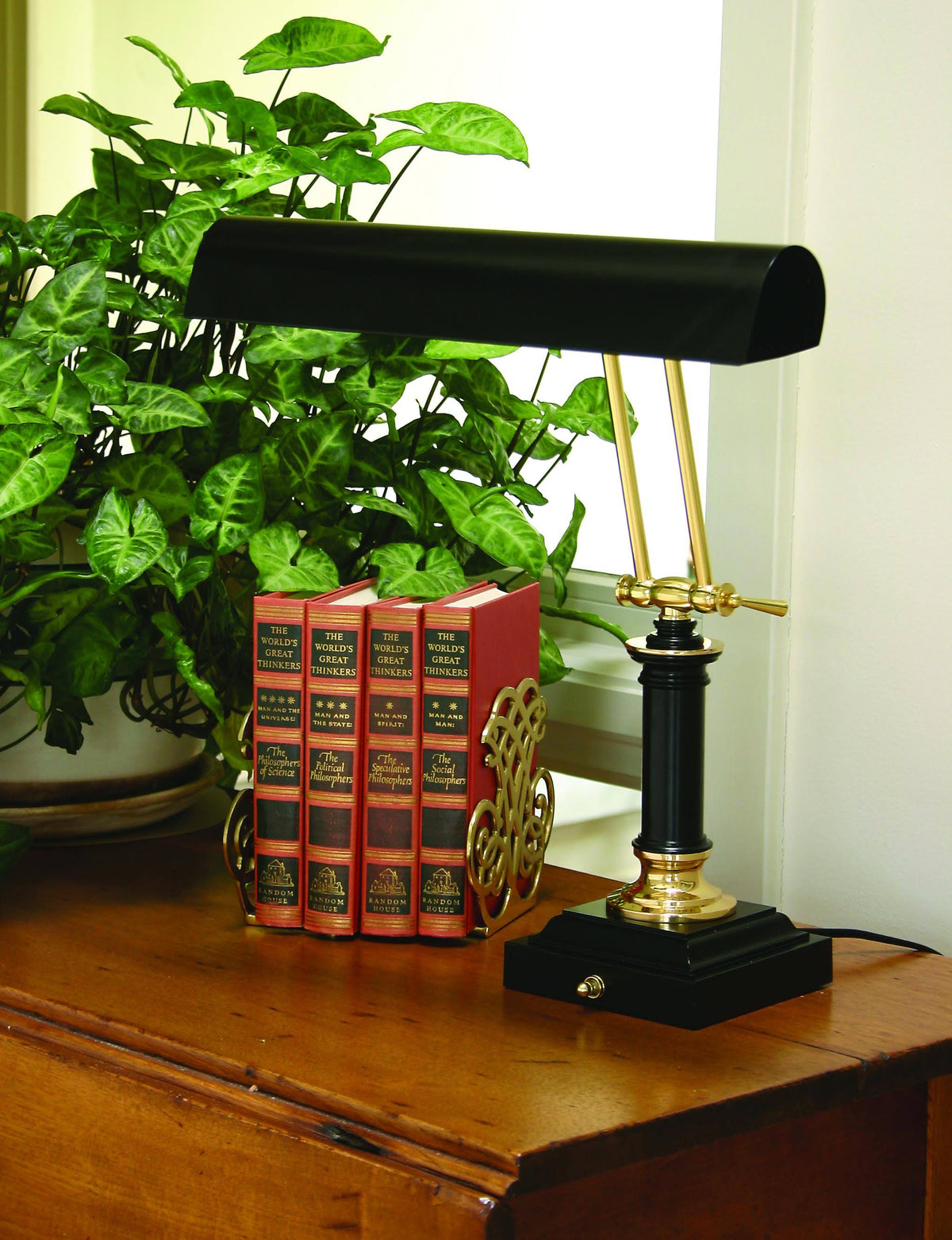 Black Brass Desk Piano Lamp Q83644