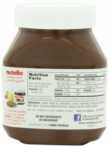 Hazelnut Spread 26.5 Ounce Case of 12 P12244