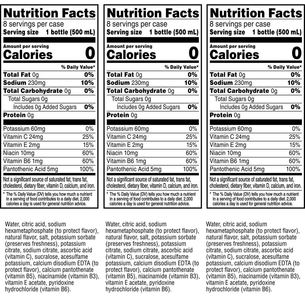 Zero Calorie Flavored Water Variety Pack (16.9oz / 24pk) C61997