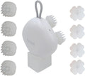 IPX7 Waterproof Cordless 2 in 1 Scalp Massager with 8 Stand & Removable Massage Heads, Pack of 2 A30325