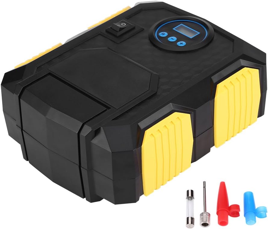 150PSI Portable Car Tire Inflator Pump with DC12V Adaptor, Pack of 2 T242