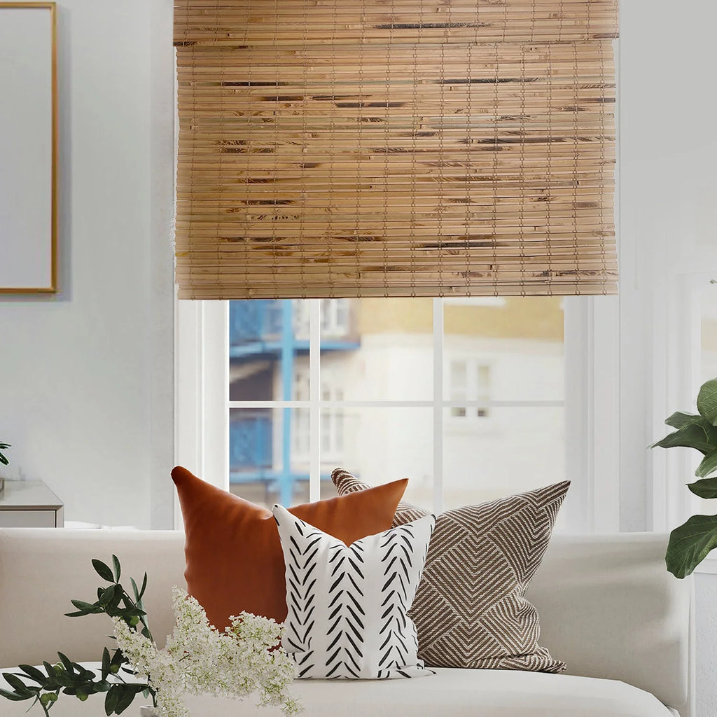 Bamboo Roman Shades 37"W X 60"H G41673