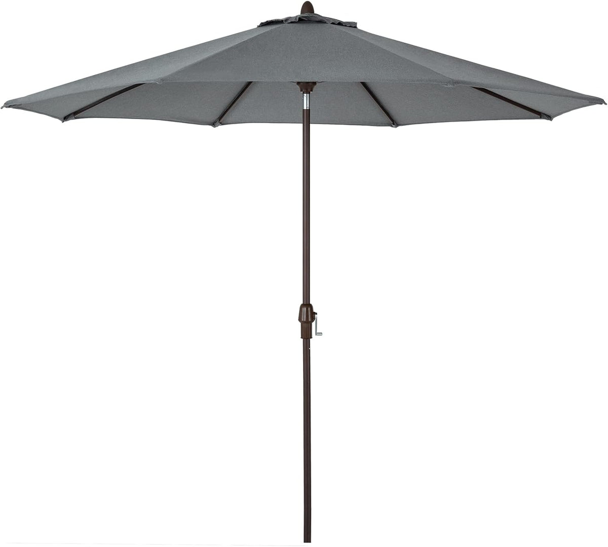 10' Outdoor Market Patio Table Umbrella with Auto Tilt and 360° Swivel, Sunbrella Canopy, Cherry S5652