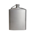 Titanium Flask Hip Flagon with Screw Clip Ultralight Hydration Flat Bottle with Ti Funnel H46441