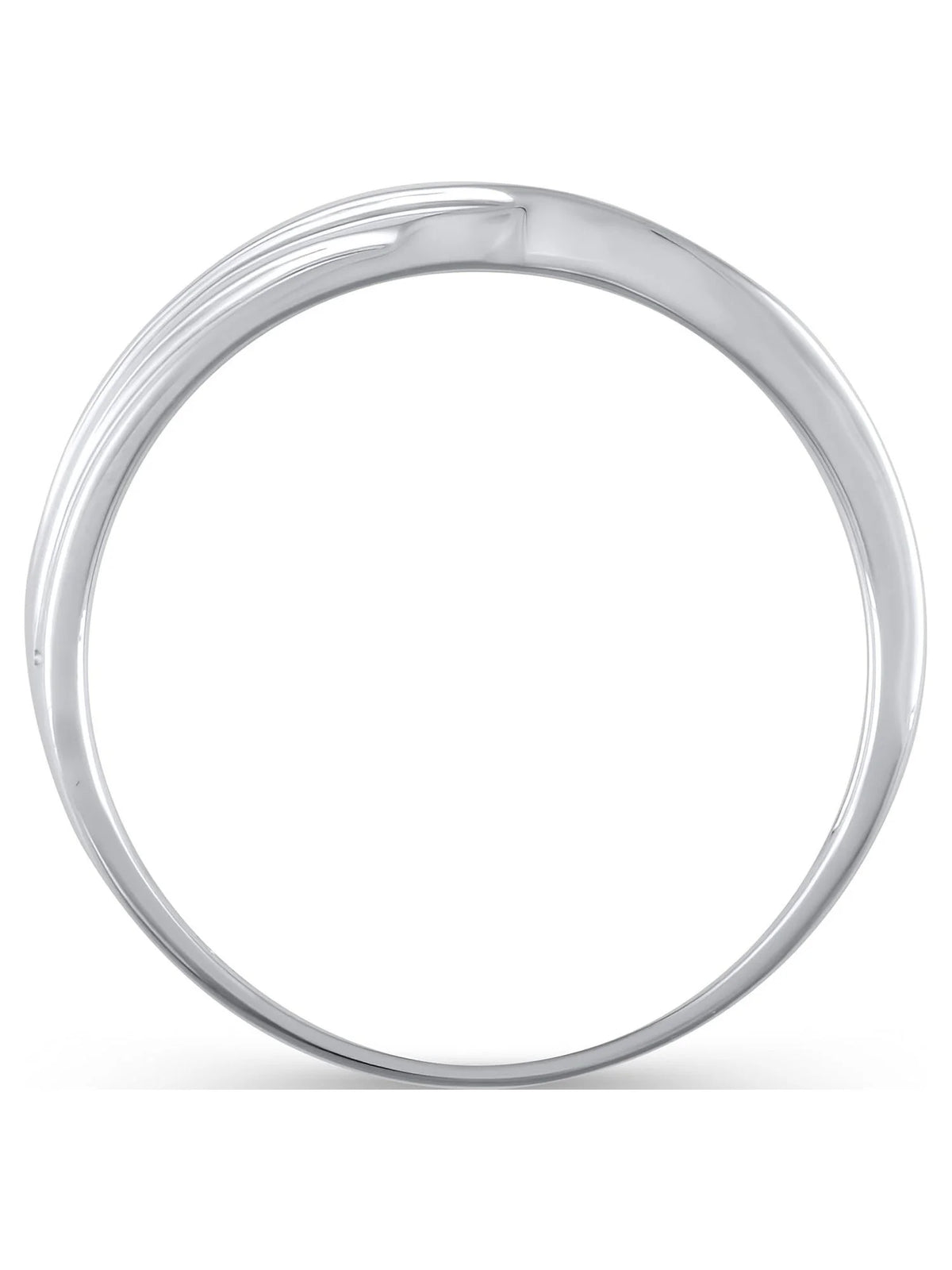 10K White Gold Bridal Ring and Men's Wedding Band Set R795242