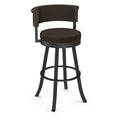 Dark Brown/Gray Swivel Bar Stool A771
