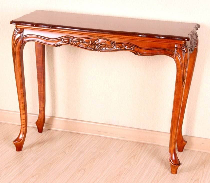 Carved Wood Console Table N105