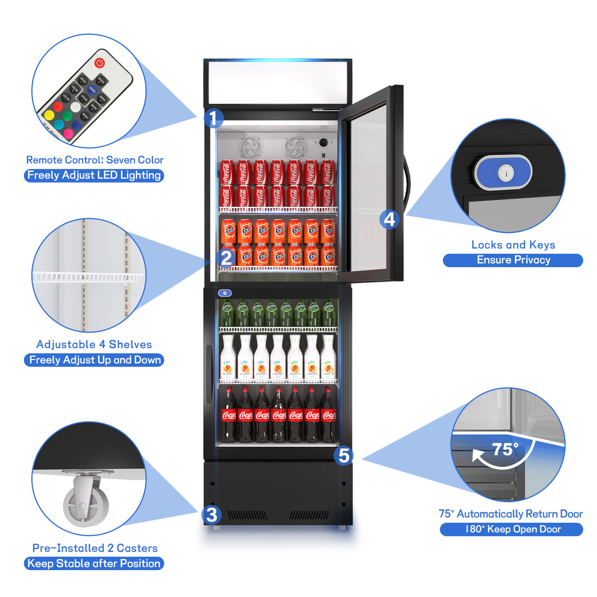 10.9 Cu.Ft Merchandising Refrigerator with Light Box X57022