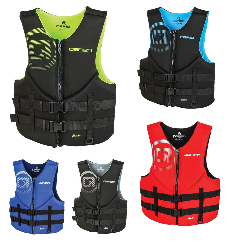 Red Large Front Zip Life Jacket E9001