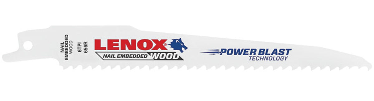 6 in. Bi-Metal Reciprocating Saw Blade 6 TPI 25 Pk S452