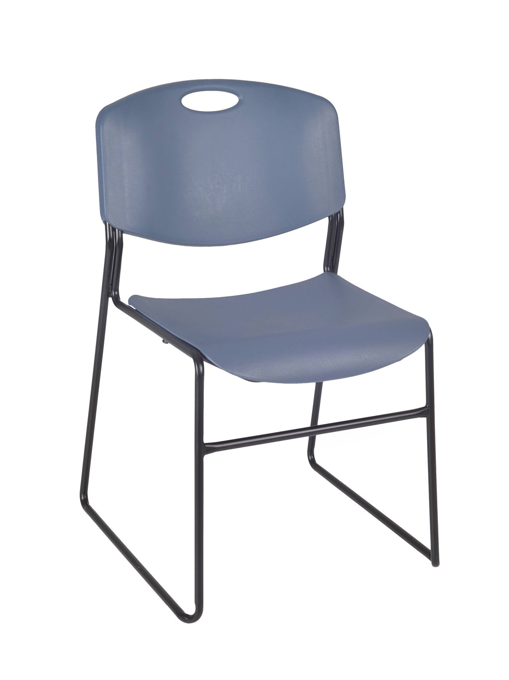 48x22 Round Breakroom Table with 4 Stack Chairs X345834