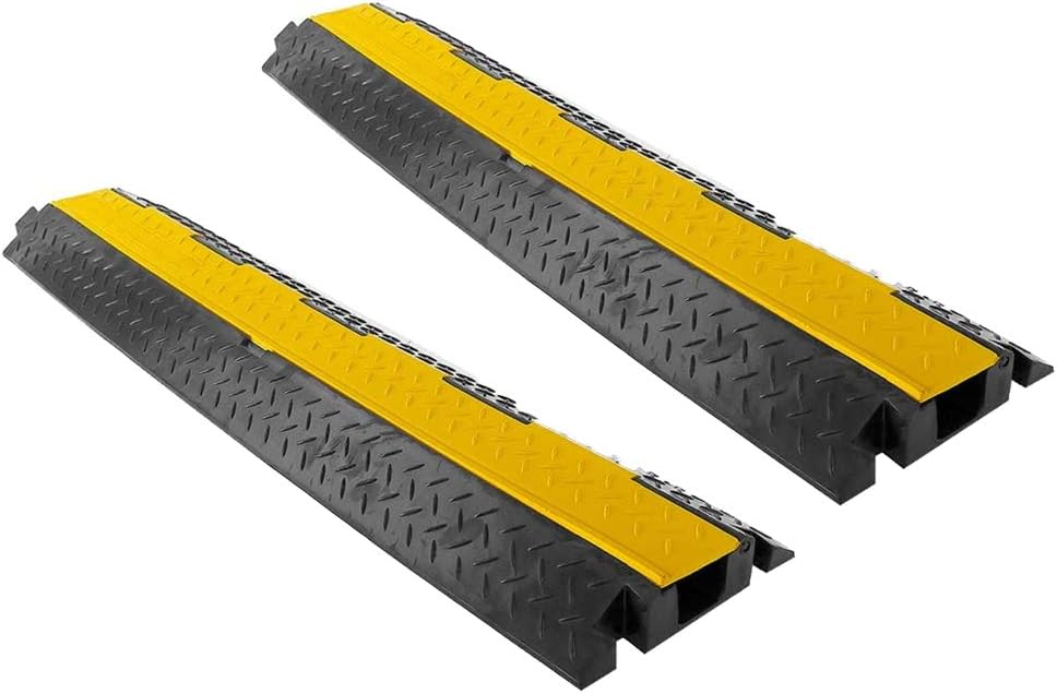 Heavy Duty Rubber Cord Concealer Cable Protector Pair N934603
