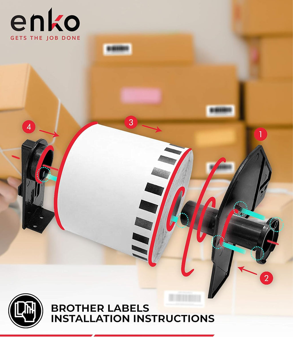 Shipping Labels 4 x 6 inch 12 Rolls 2400 Labels N281