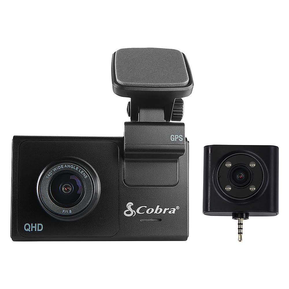 Dual-View Smart Dash Cam with Cabin-View Accessory Camera X4038