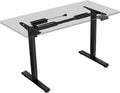 White Frame Electric Sit Stand Desk Frame Y69683