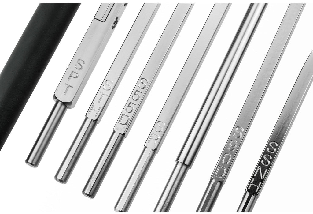7 Tool Carbide Lathe Tools Set with Interchangeable Foam Grip Handle N875594