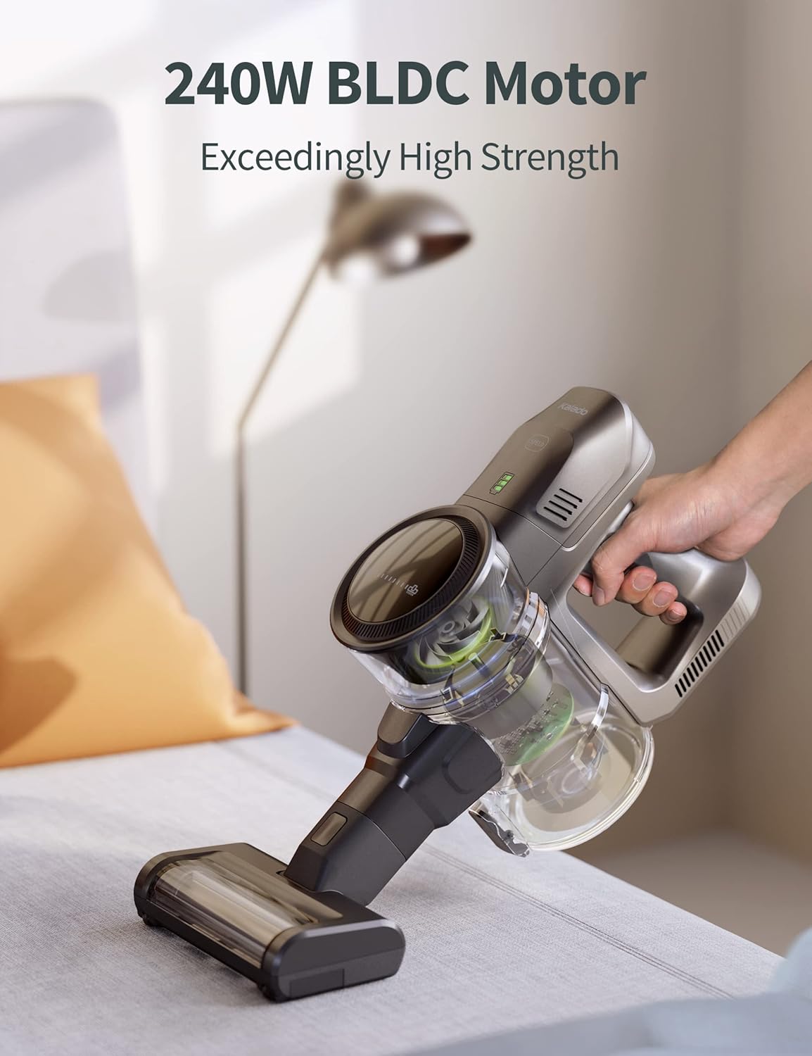 Cordless Stick Vacuum Cleaner 4 in 1, Grey P8922
