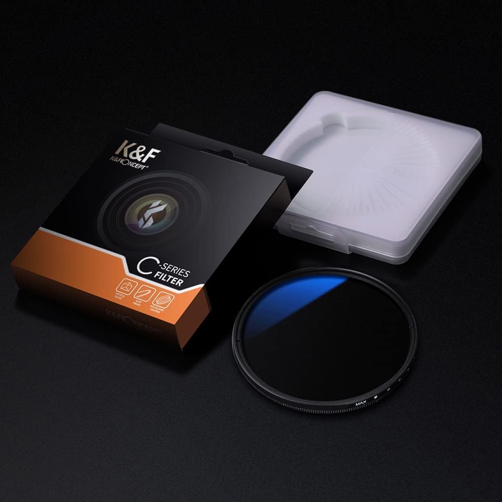 49mm Variable Neutral Density Filter ND2-ND400 9 Stops Pack of 2 Y3597