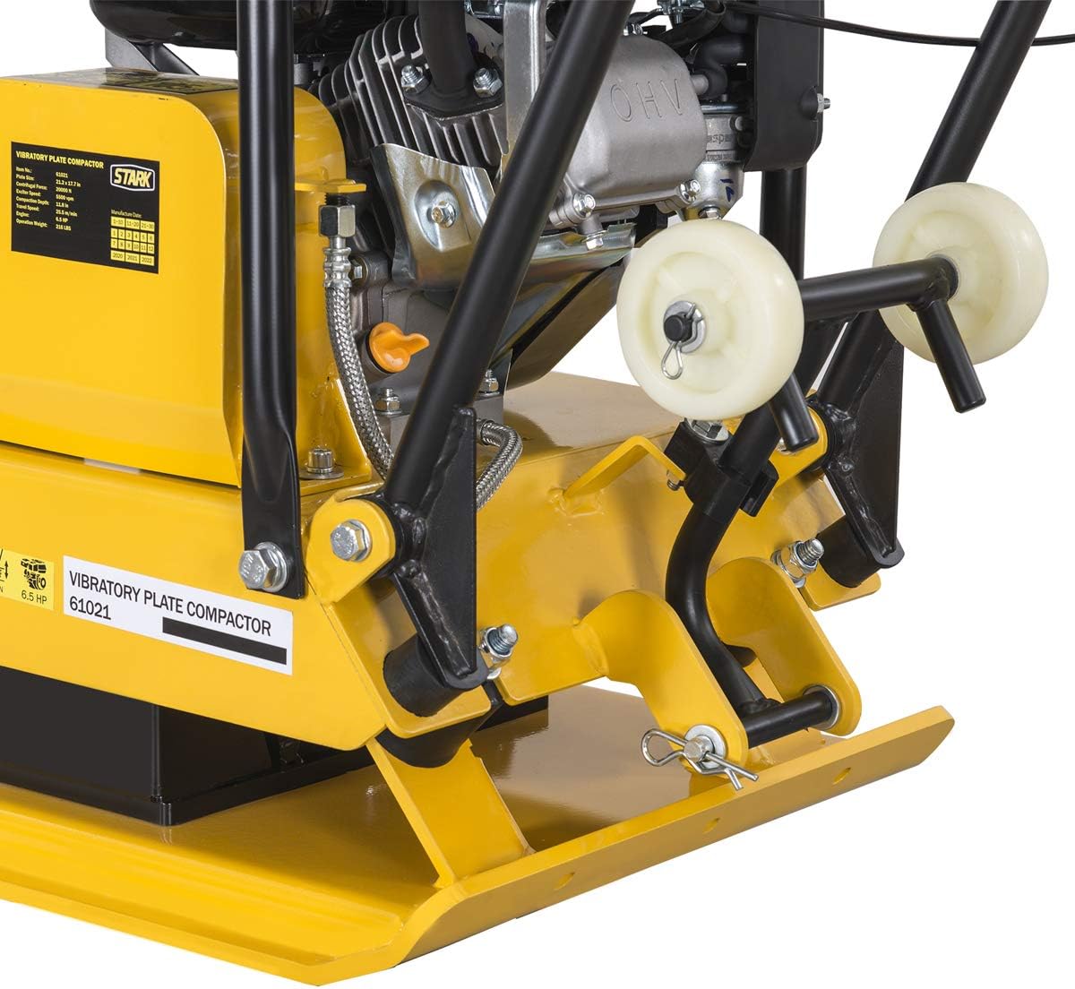 6.5hp Walk Behind Plate Compactor with Foldable Handle W4209