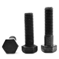 1/4x22-28 x 6x22 (PT) Fine Thread Grade 5 Hex Cap Screw Medium Carbon Steel Black Oxide Pk 350 E235