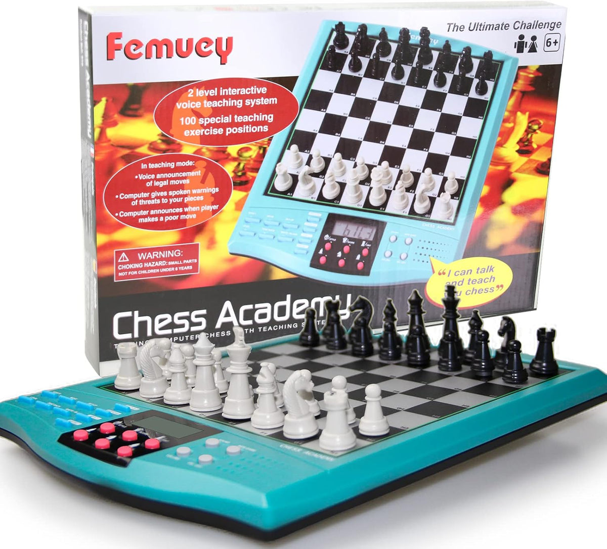Electronic Voice Chess Academy Classical Computer Voice Teaching System O759360