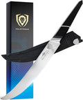 10 Butcher & Breaking Knife with Leather Sheath Q6873
