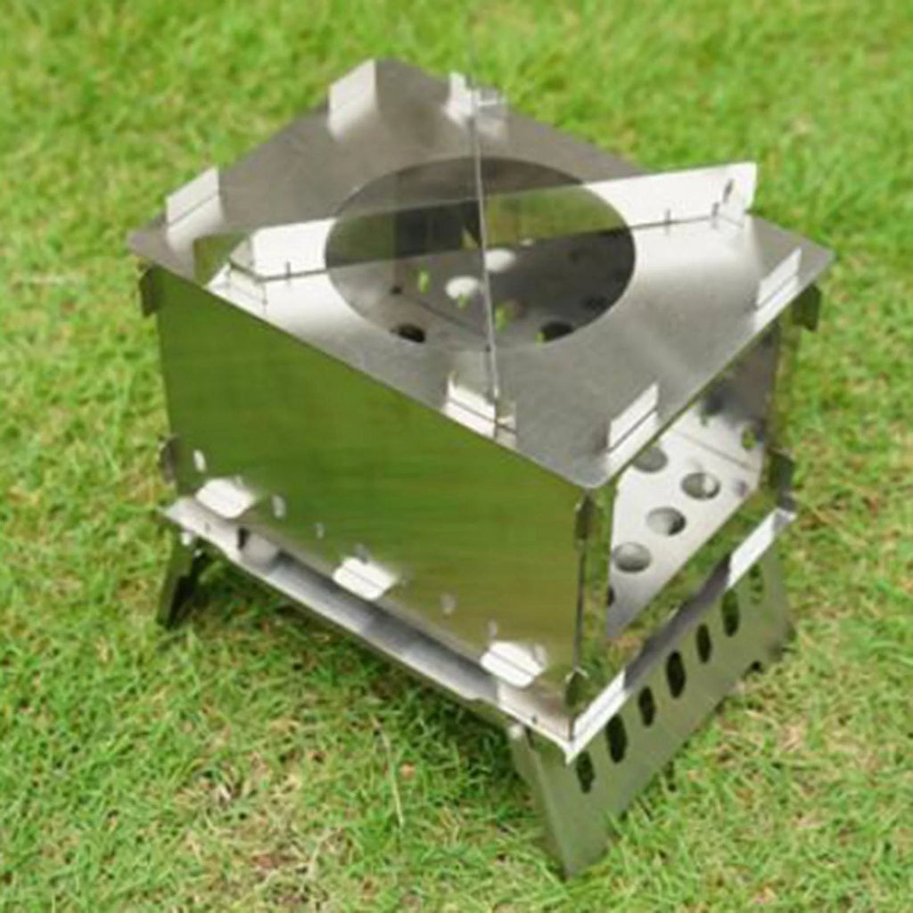 Stainless Steel Portable Folding Barbecue with Bag B2053