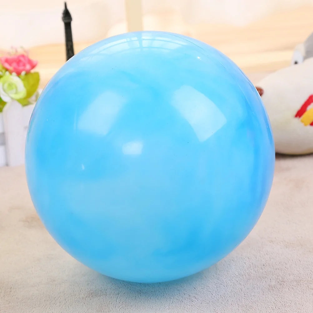 5pcs Plastic Air Filled Bouncy Rubber Balls P67643
