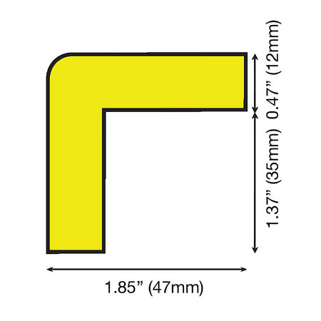 Corner Guard, black/yellow I2680