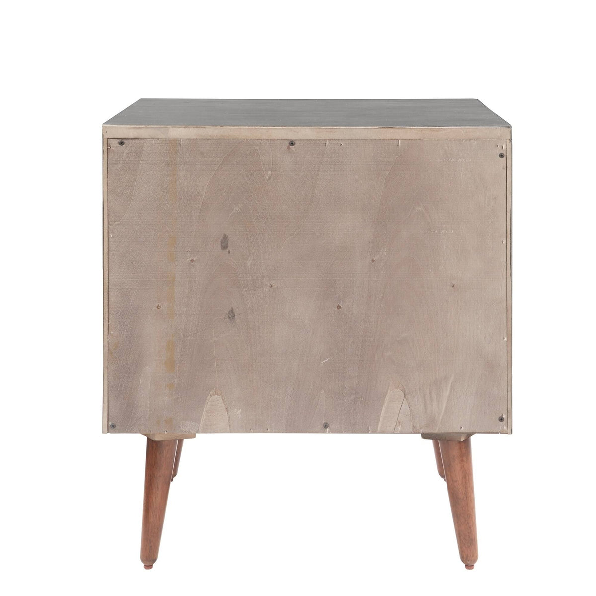 Grey 1-Drawer Storage Nightstand G41004