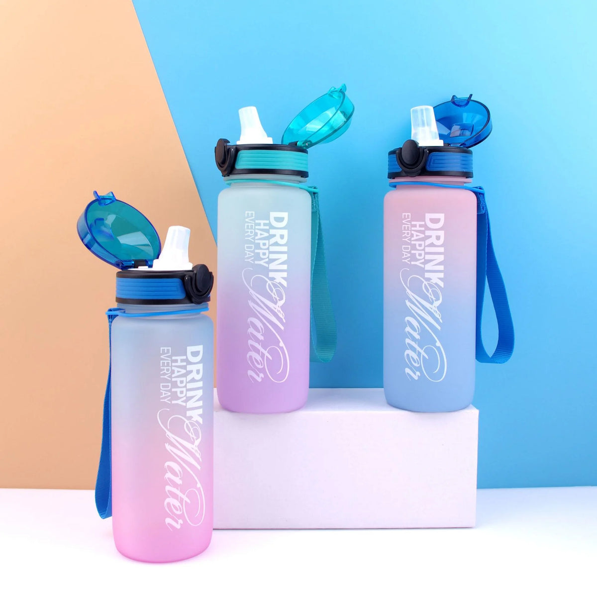 27 oz Tritan Water Bottle with Carry Strap P494835
