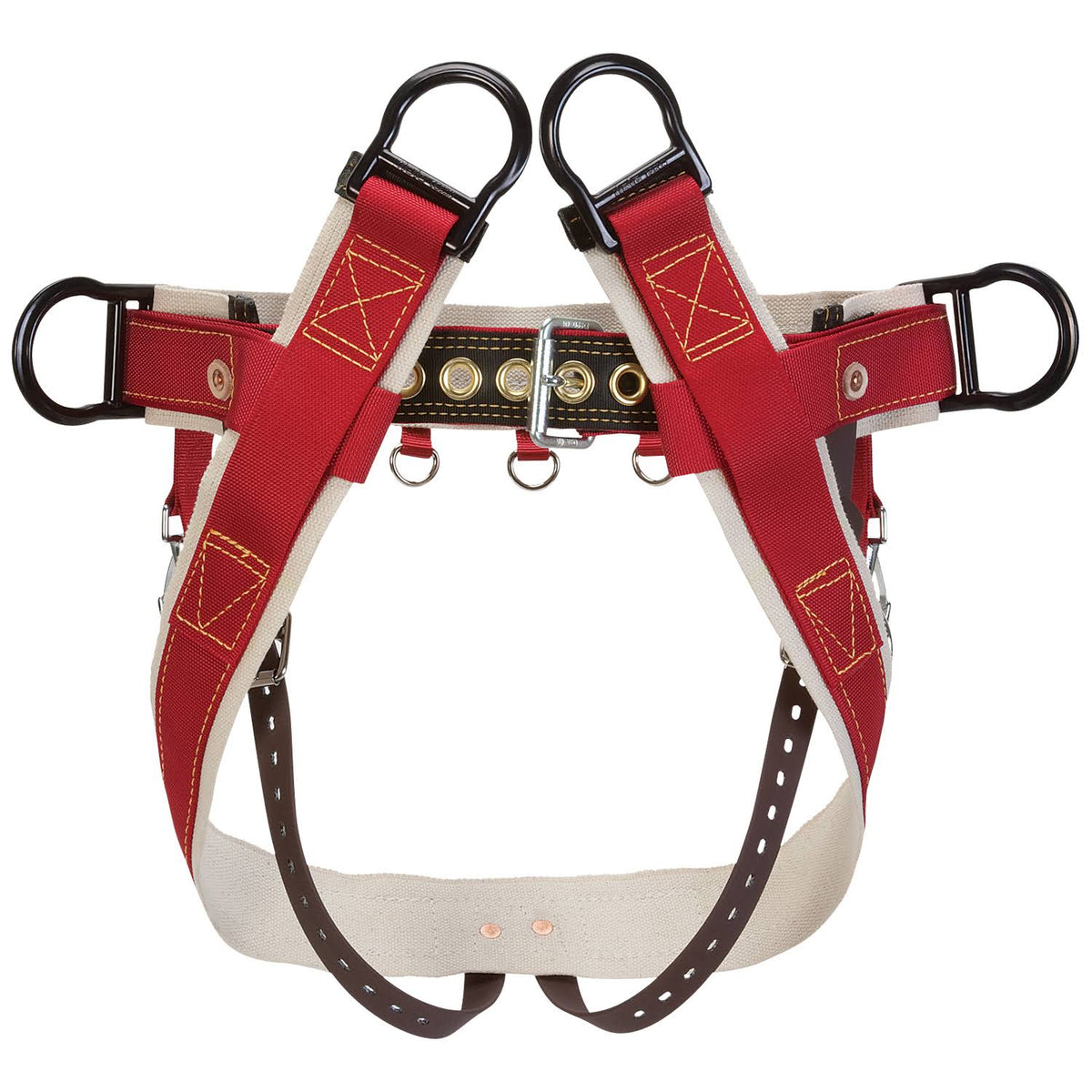 Saddle with Heavy Duty Coated Webbing Leg Straps N4309