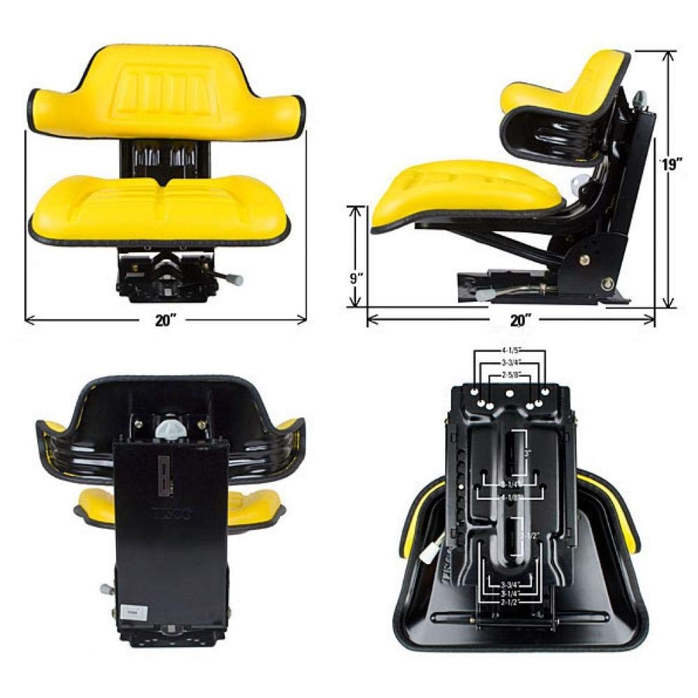 Yellow Wrap Around Seat with Arms D899742