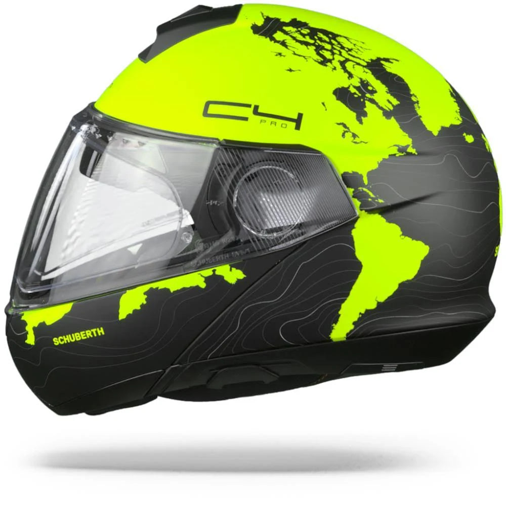 Yellow Motorcycle Helmet X2040