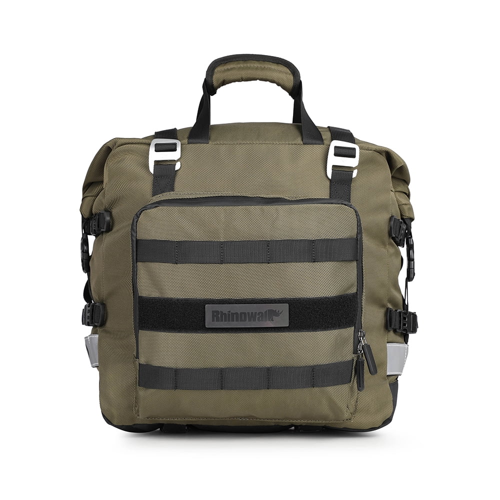 Polyester Motorcycle Side Saddle Bag 20L with Removable Waterproof Inner Bag H4673