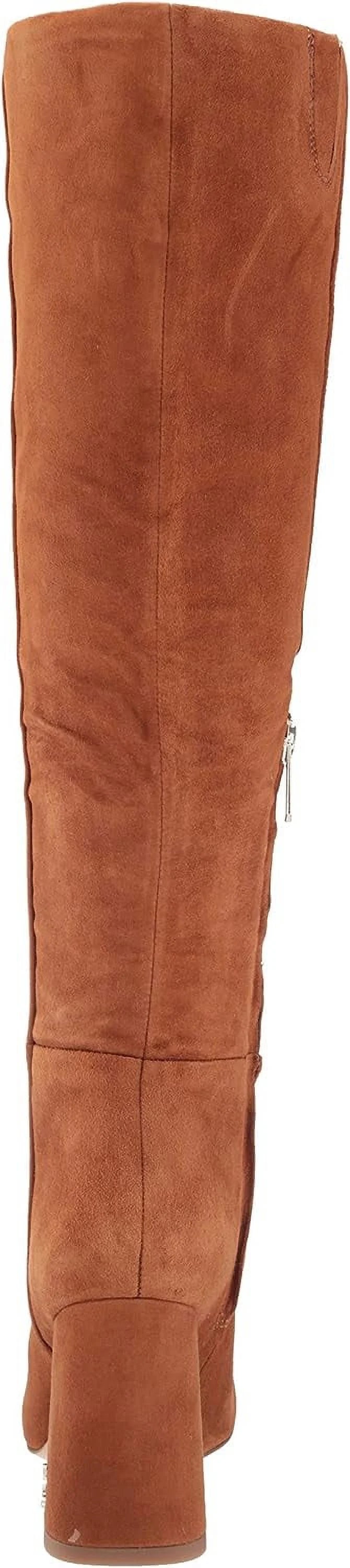 Brown Suede Knee High Boots C2758
