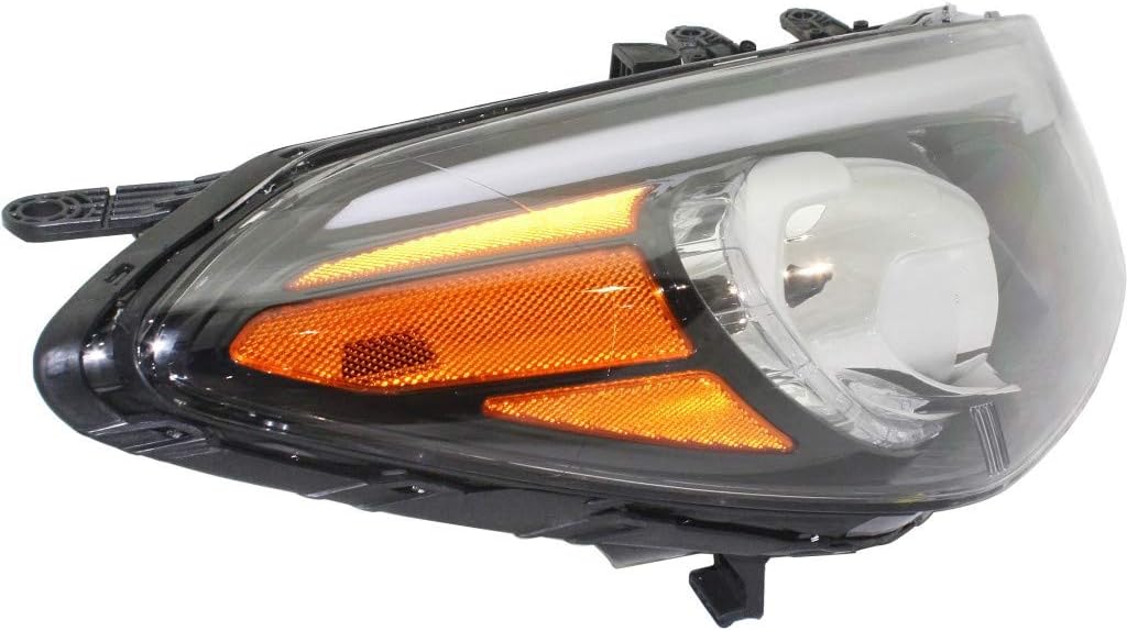 Headlight Assembly for Kia Forte Forte5 2014 2015 2016 Passenger Side Halogen L95024