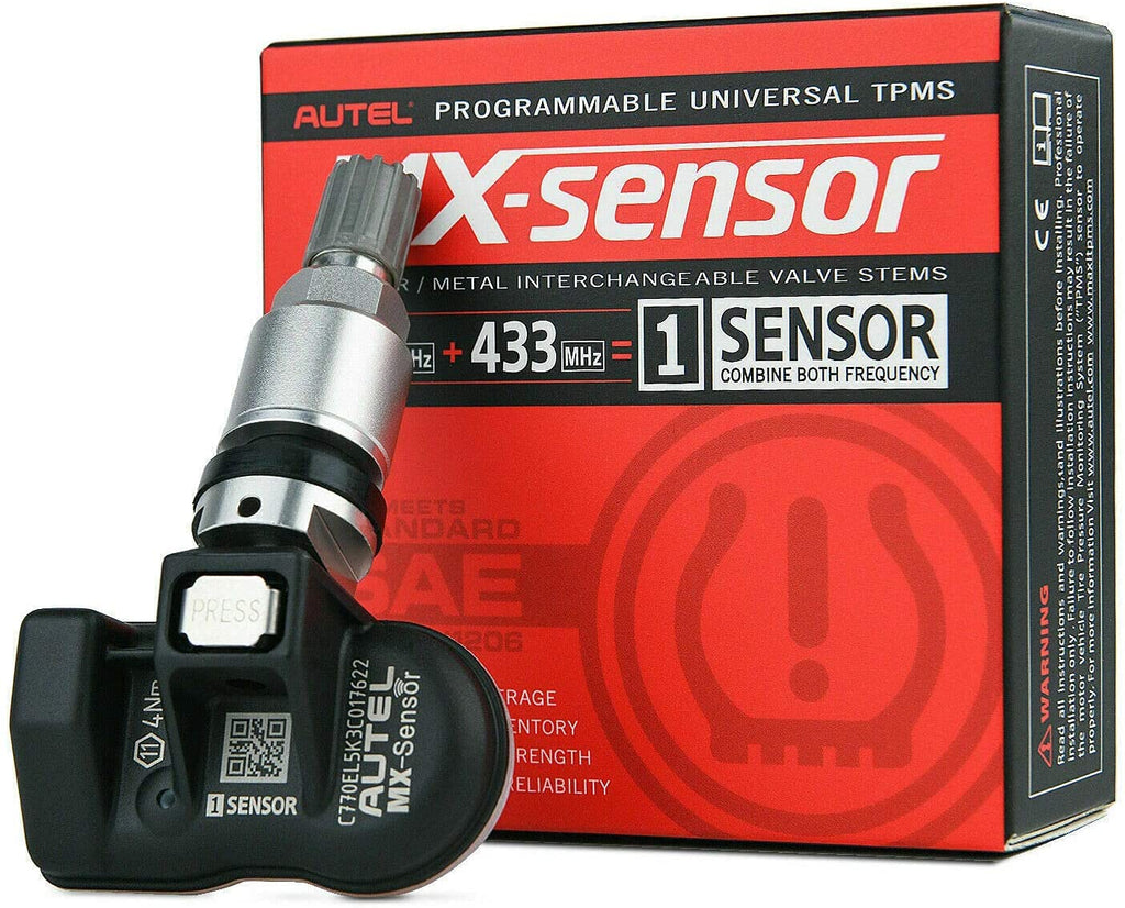 20pcs TPMS Tire Sensor with Battery Tester Dual Frequency Metal Valve Stem Y16908