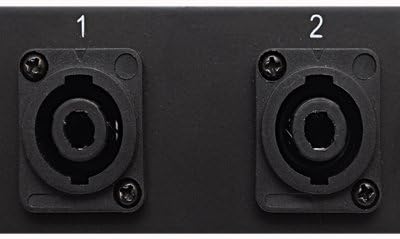 Two 8 Channel Speakon Compatible Rack Case Panel Mount 1 RU Space Unit R690